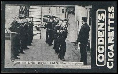02OGID 17 Cutlass Drill Boys H.M.S. Northampton